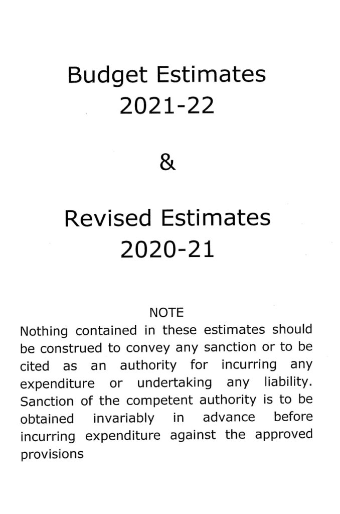 Annual Budget Estimate Template