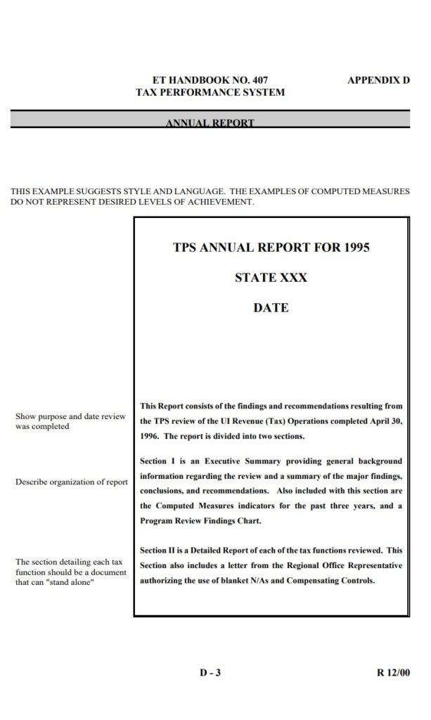 Annual Report Template