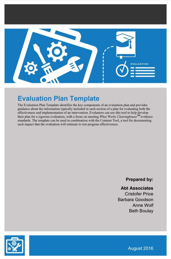 Evaluation Planner Template