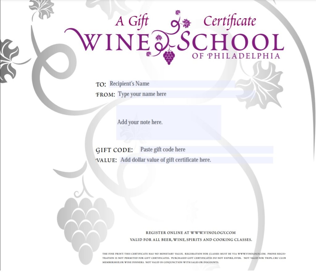 Gift Certificate Template