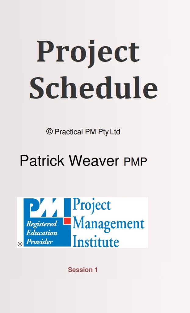 Project Schedule Template PDF