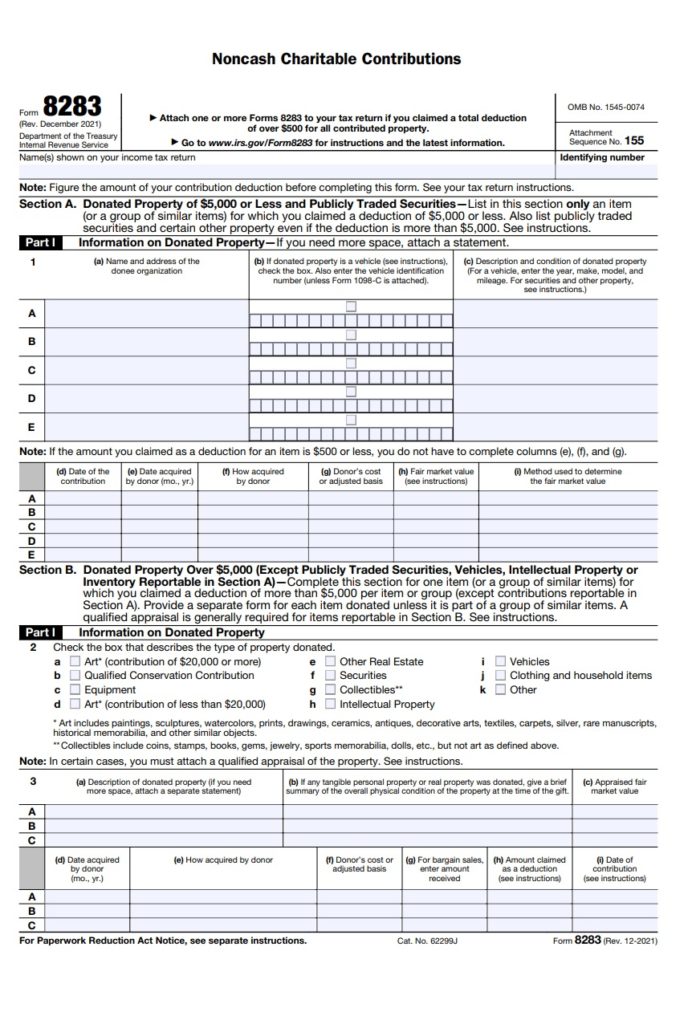 Donation Estimate Template