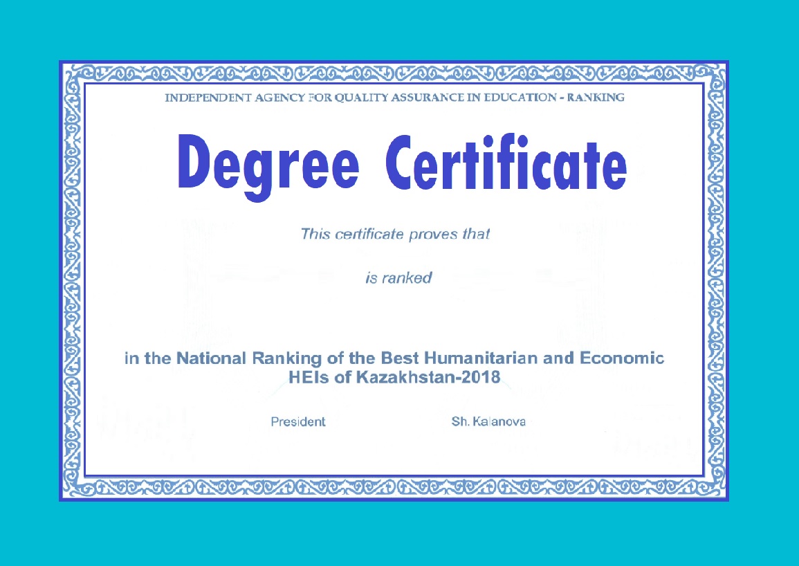 degree certificate