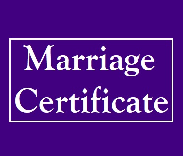 Marriage Certificate Template