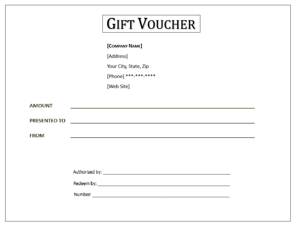 Gift Voucher Design Template